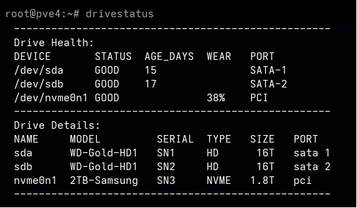 drivestatus